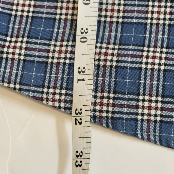 Eddie Bauer Shirt, Men TM Relaxed Fit, Blue,White & Red Check, , Cotton, EUC - Picture 11 of 11